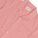 SS Soft Collar Shirt - Coral Texture