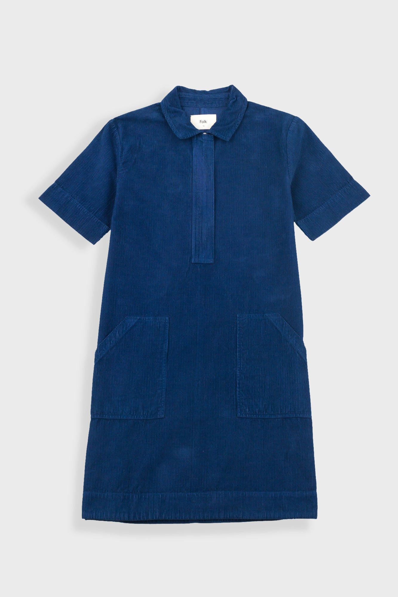 A-Line Zip Dress - Washed Ink - Women's