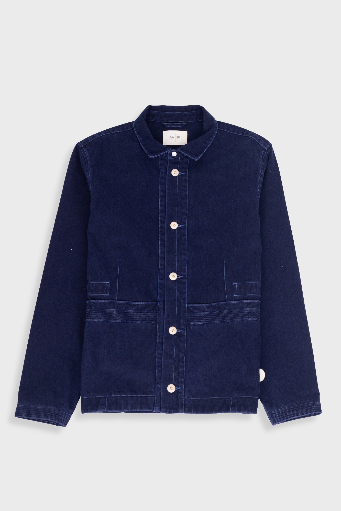 Folk Anniversary Jacket - Deep Indigo Slub