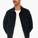 Anniversary Patch Overshirt - Deep Green Moleskin