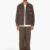 Anniversary Patch Overshirt - Rich Brown Chunky Cord