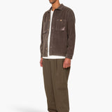 Anniversary Patch Overshirt - Rich Brown Chunky Cord