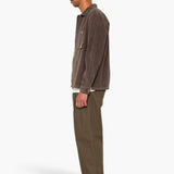 Anniversary Patch Overshirt - Rich Brown Chunky Cord