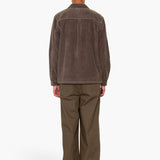 Anniversary Patch Overshirt - Rich Brown Chunky Cord
