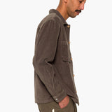 Anniversary Patch Overshirt - Rich Brown Chunky Cord