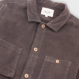 Anniversary Patch Overshirt - Rich Brown Chunky Cord