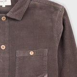 Anniversary Patch Overshirt - Rich Brown Chunky Cord