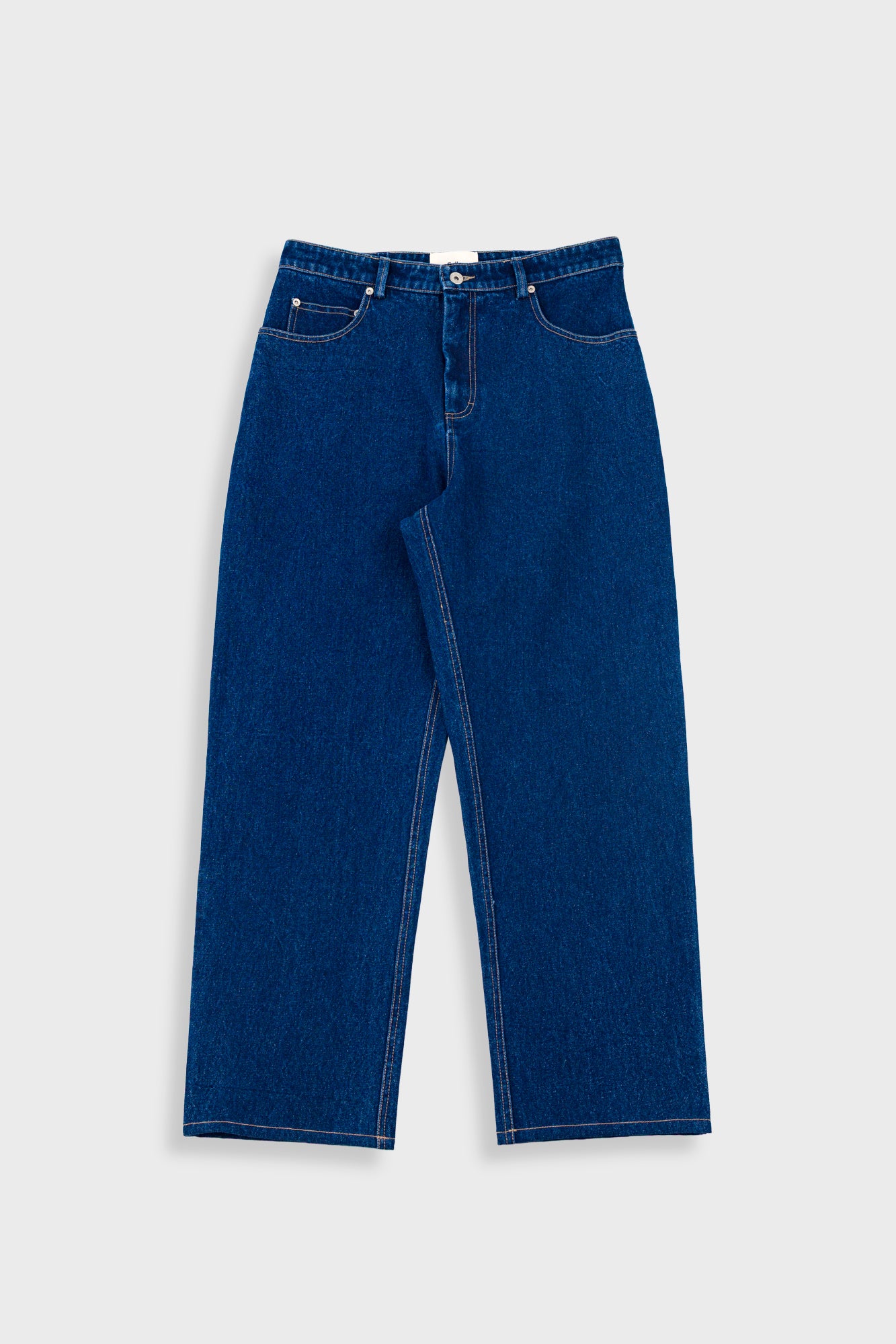 Folk Folk Barrel Leg Trouser - Deep Denim