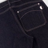 Barrel Leg Trouser - Black Denim