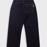 Barrel Leg Trouser - Black Denim