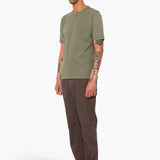 Contrast Sleeve T-Shirt - Olive