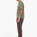 Contrast Sleeve T-Shirt - Olive
