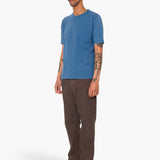 Contrast Sleeve T-Shirt - Soft Blue