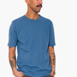 Contrast Sleeve T-Shirt - Soft Blue
