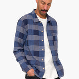 Patch Shirt - Blue Multicheck