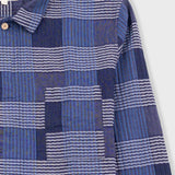 Patch Shirt - Blue Multicheck