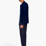 Patch Shirt - Indigo Doublecloth