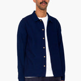 Patch Shirt - Indigo Doublecloth