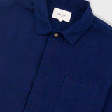Patch Shirt - Indigo Doublecloth