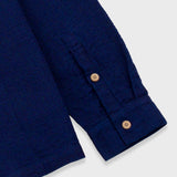 Patch Shirt - Indigo Doublecloth