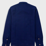 Patch Shirt - Indigo Doublecloth