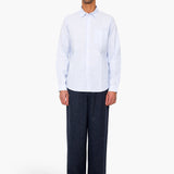 Relaxed Fit Shirt - Blue Microstripe | SS26PRE