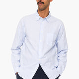 Relaxed Fit Shirt - Blue Microstripe | SS26PRE