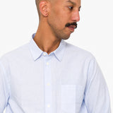 Relaxed Fit Shirt - Blue Microstripe | SS26PRE