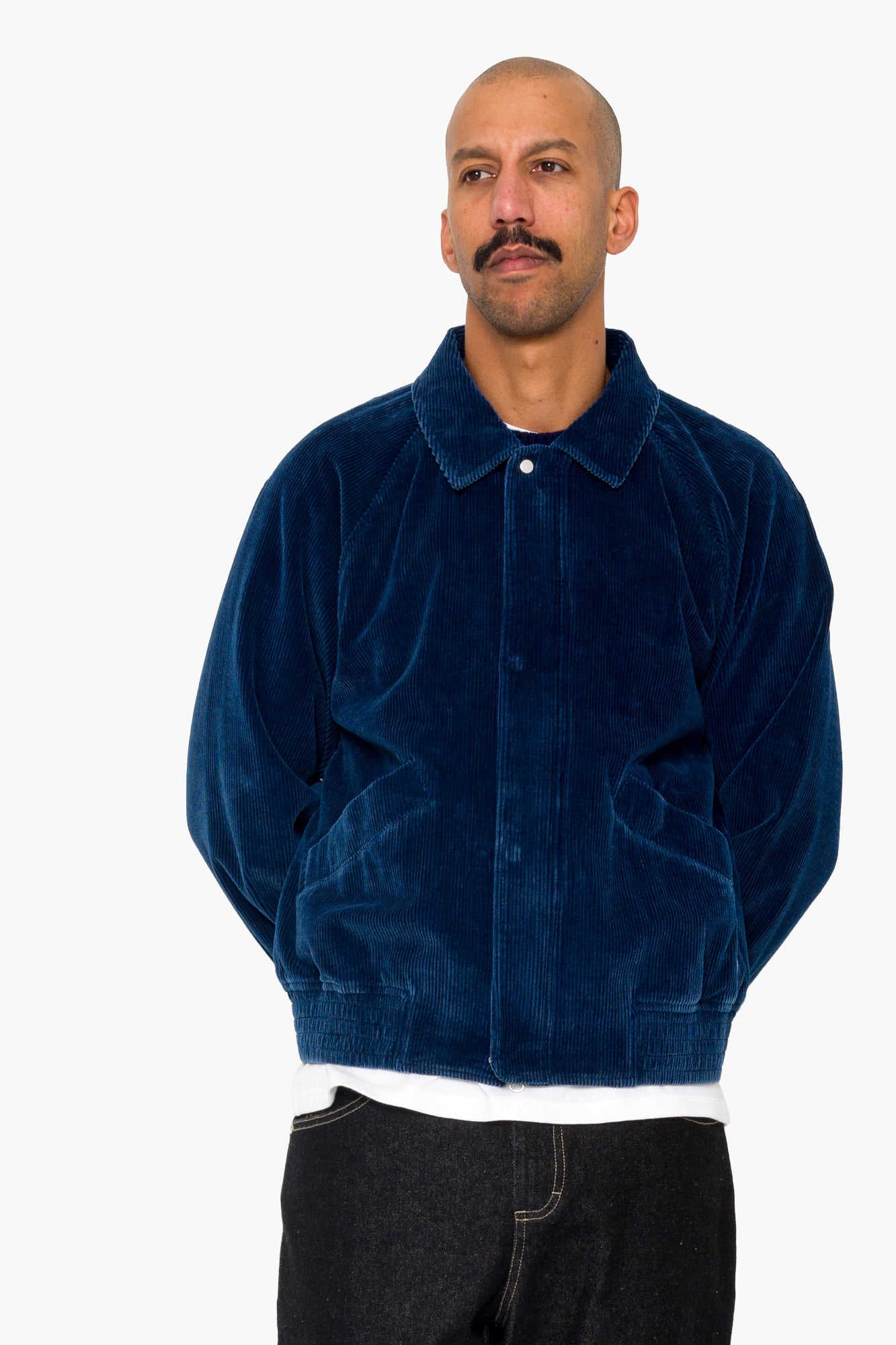 Folk Folk Rode Blouson - Washed Indigo Cord