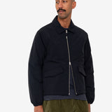 Wadded Bomber - Black Ripstop Nylon