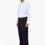 Wide Fit Trouser - Soft Black Topstitch