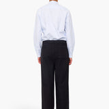 Wide Fit Trouser - Soft Black Topstitch
