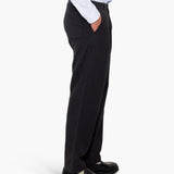 Wide Fit Trouser - Soft Black Topstitch