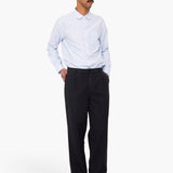 Wide Fit Trouser - Soft Black Topstitch