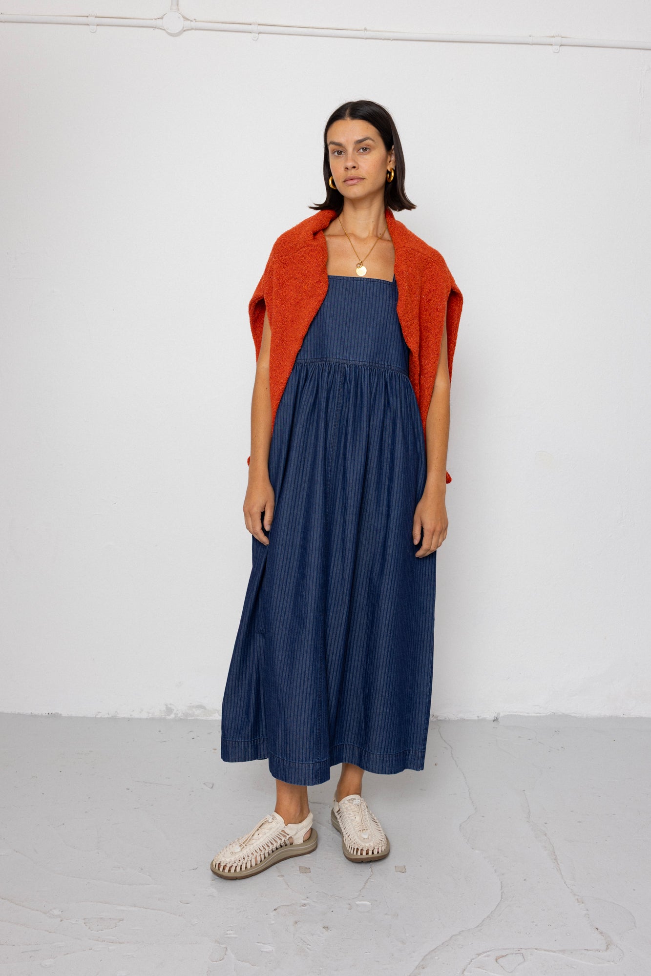 Folk Folk Midi Day Dress