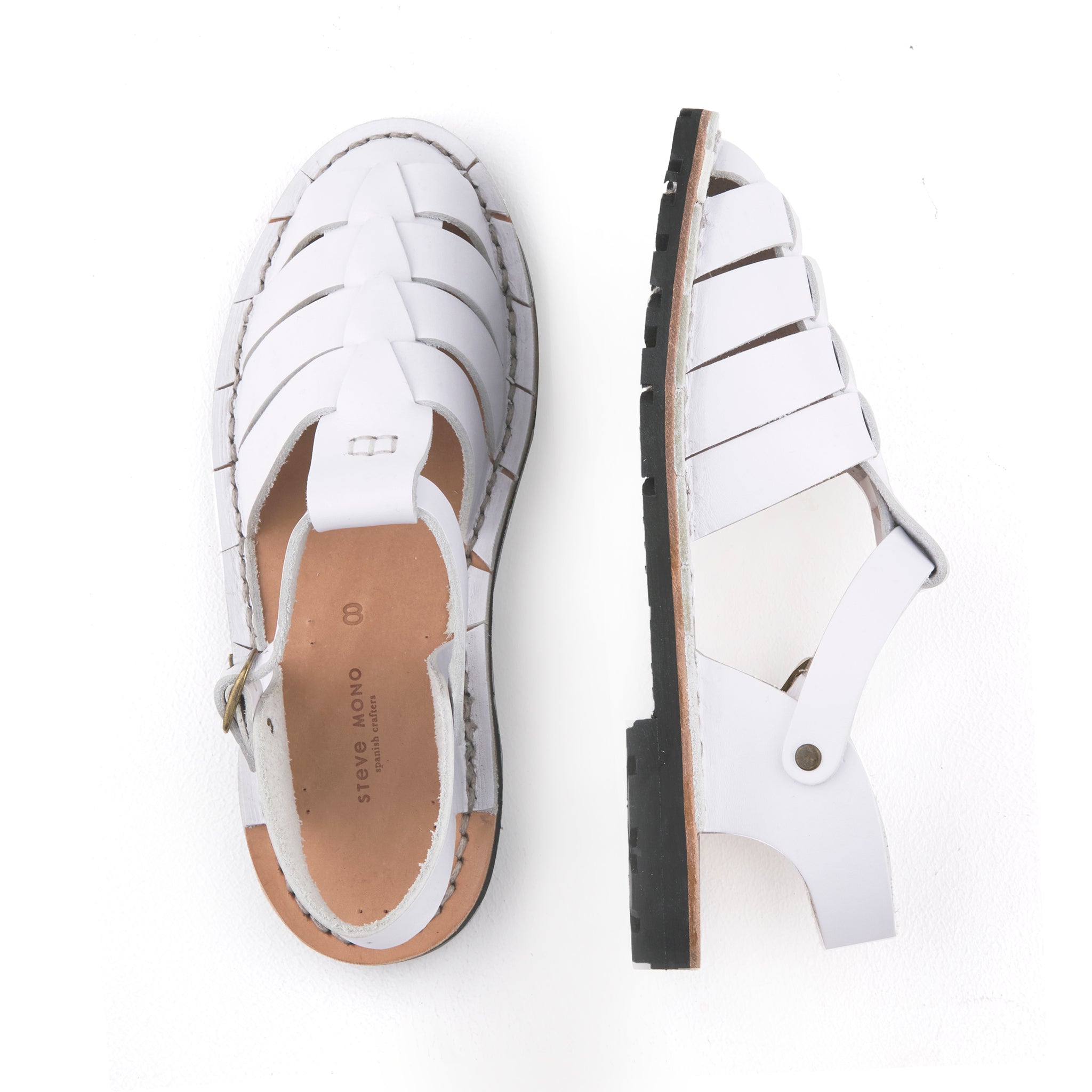 Steve Mono | Steve Mono - Artisanal Sandals 10/09 - White