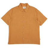 Gabe Shirt - Ochre Linen Grid