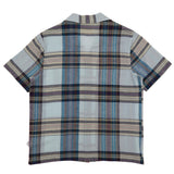 SS Soft Collar Shirt - Ocean Blue Check