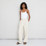 Pleated Pants Women's - Stone Canvas