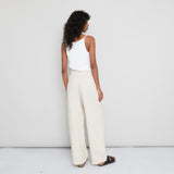 Pleated Pants Women's - Stone Canvas