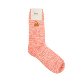 Melange Sock - Ochre Pink Mix