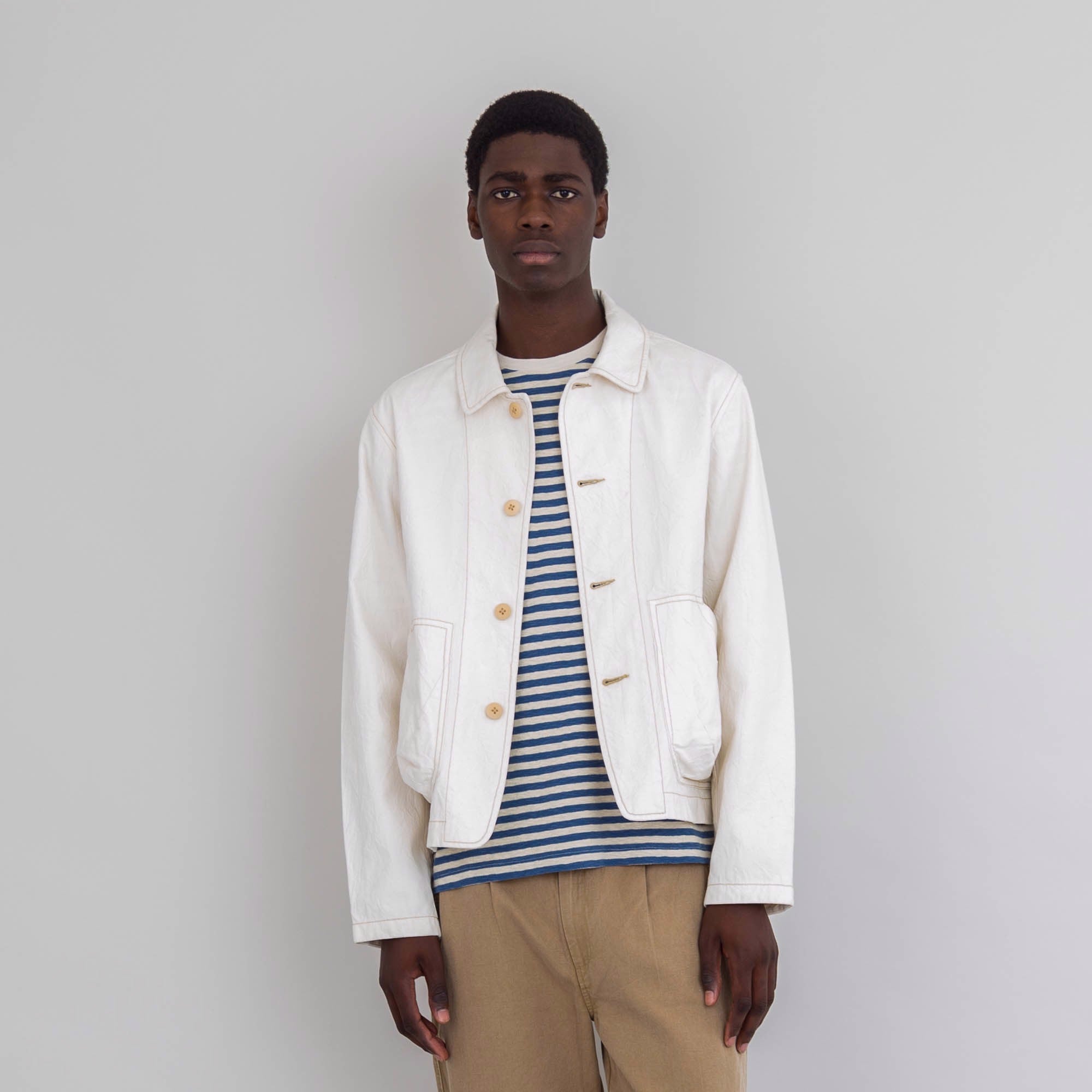 Folk Prism Jacket Ecru Canvas