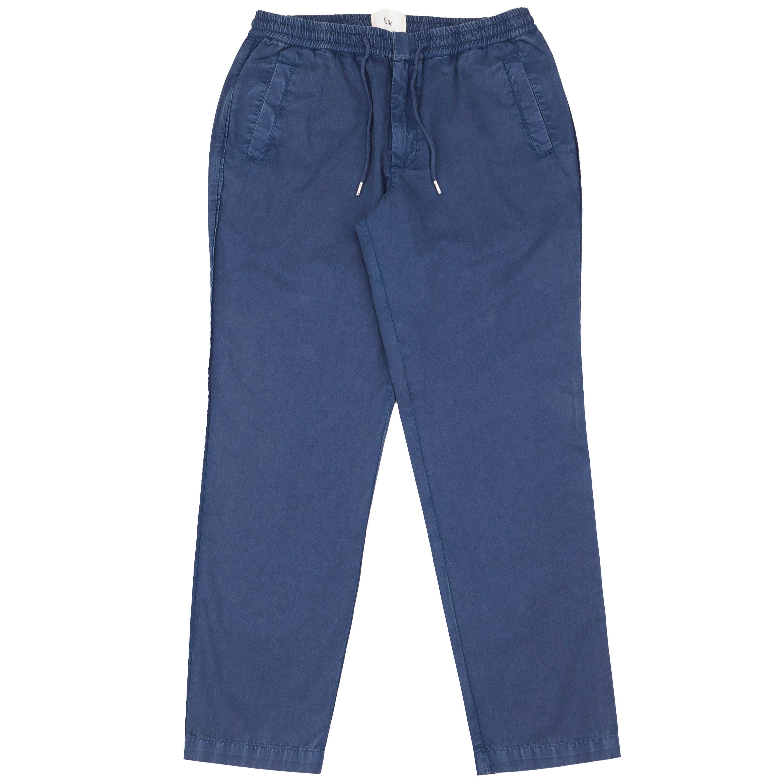 Drawcord Trousers - Dusty Blue