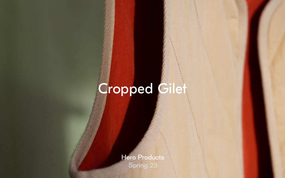 Hero Product – Cropped Gilet