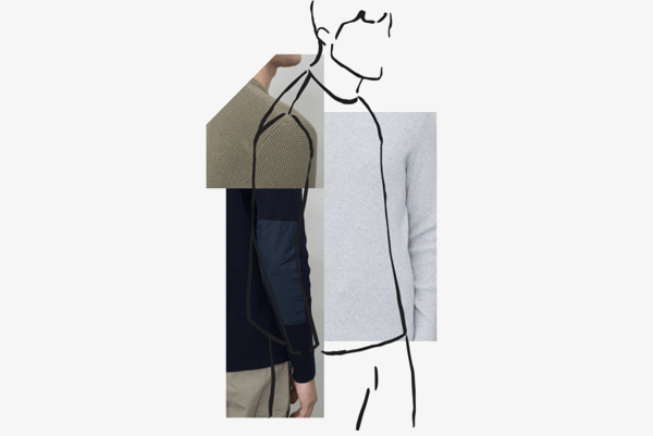 Garment Stories SS17: Elbow Patch Waffle Crew