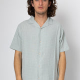 Harris Short Sleeve Shirt - Seafoam / Ecru