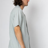 Harris Short Sleeve Shirt - Seafoam / Ecru