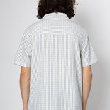 Harris Short Sleeve Shirt - Soft Blue / Ecru
