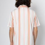 Kath Short Sleeve Shirt - Ecru / Terracotta