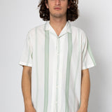 Kath Short Sleeve Shirt - Ecru / Green